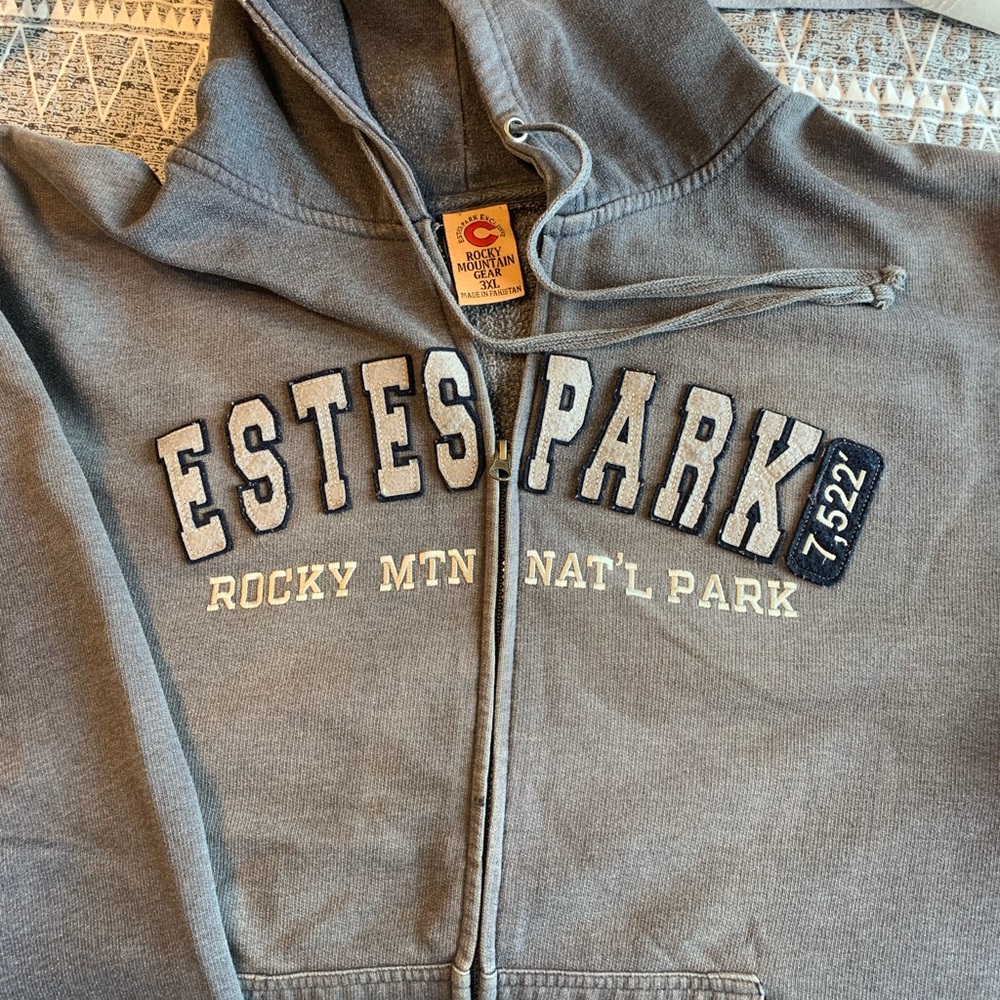 Rocky Mountain National Park Gray Hoodie